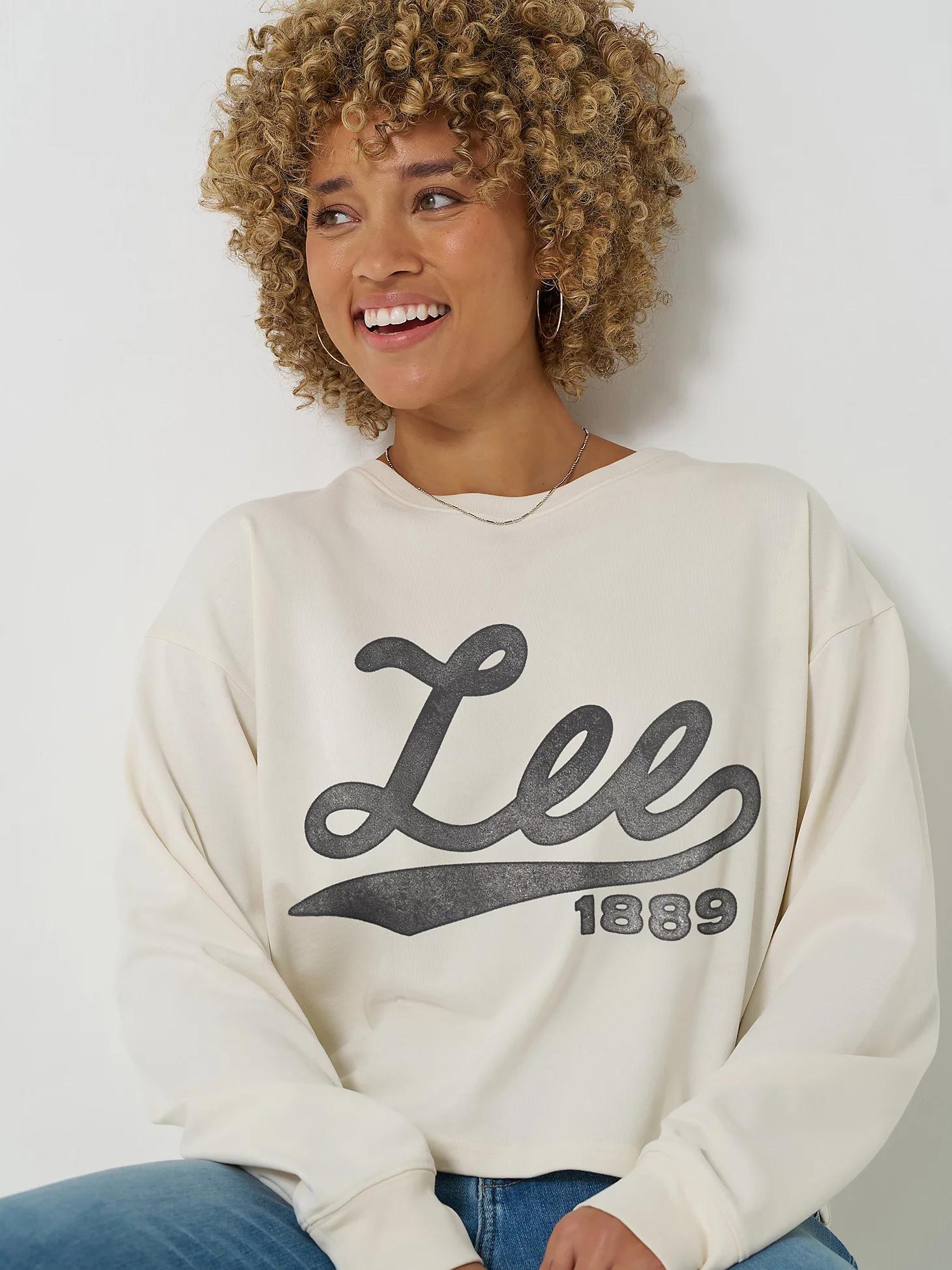 Women's 89' Crew Neck Sweatshirt | Women's Tops & Tees | Lee® Product Image
