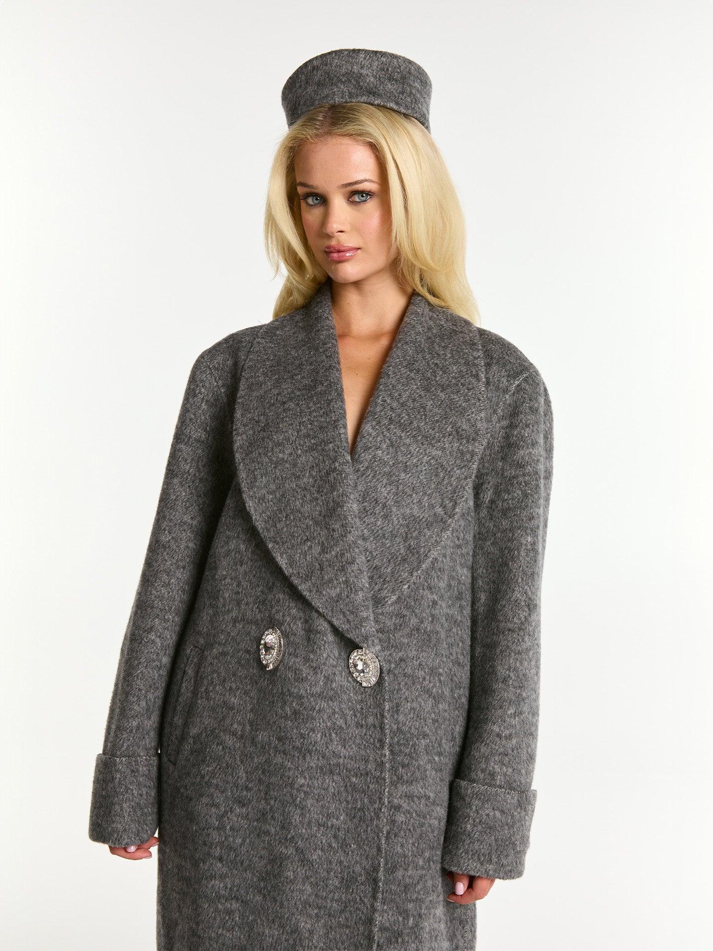 Audrina Coat (Rose Red) Product Image