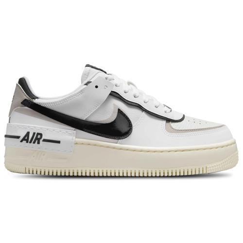 Nike Womens Air Force 1 Shadow Casual Shoes in White/Off Noir/Collegiate Grey Product Image