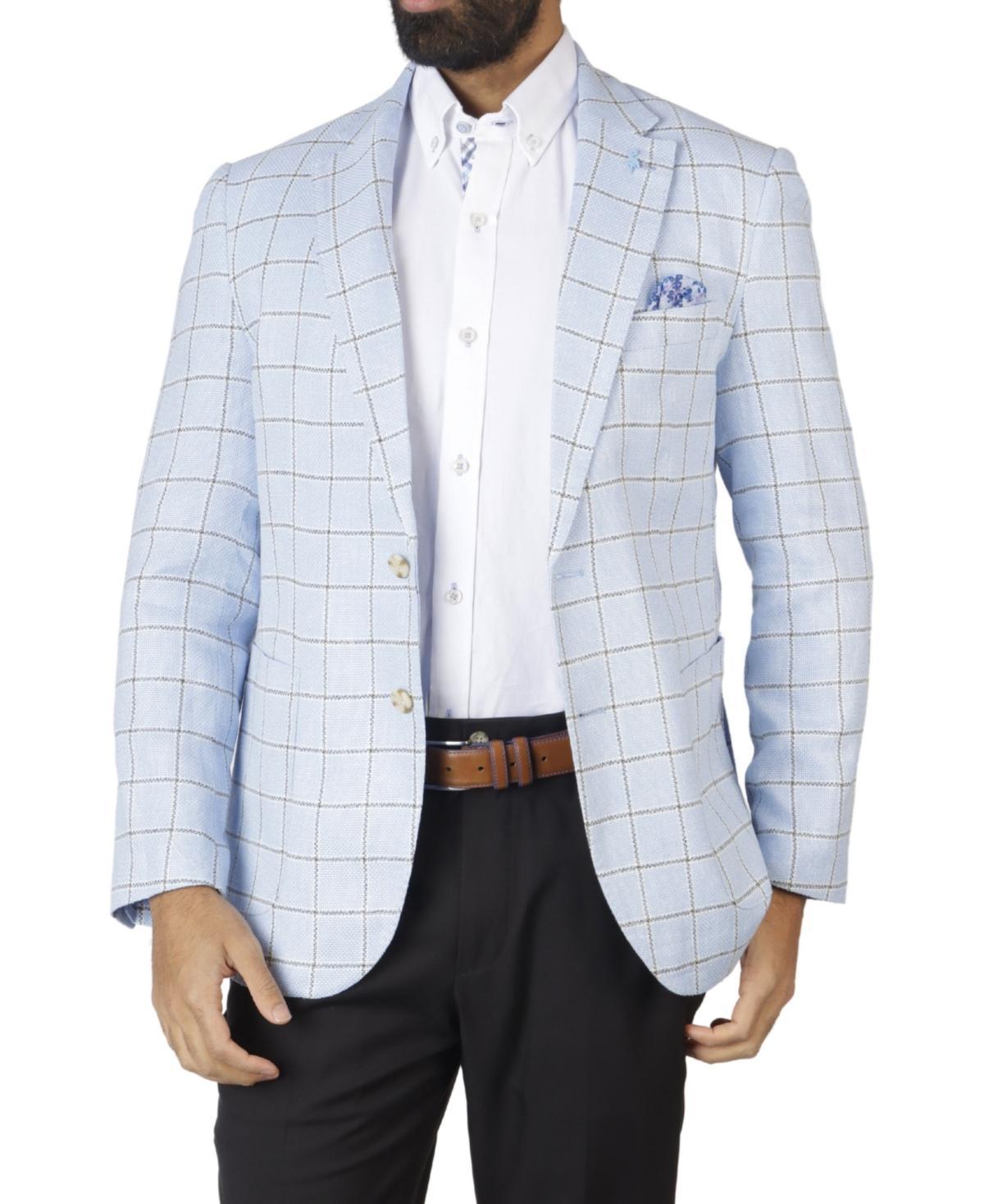 Tailorbyrd Mens Textured Windowpane Sportcoat Product Image