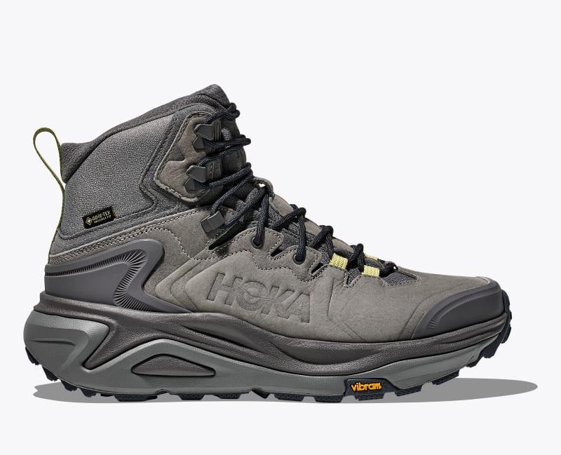 HOKA Men's Kaha 3 GTX Shoes in Raw Linen/Oat Milk, Size 9 Product Image