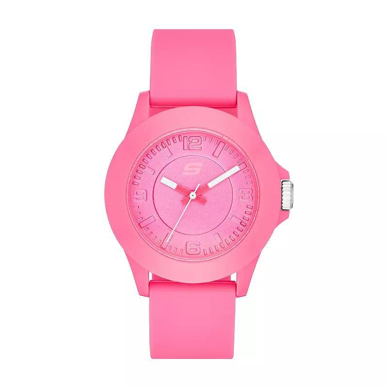 Skechers Women's Rosencrans Silicone Watch, Size: Large, Pink Product Image