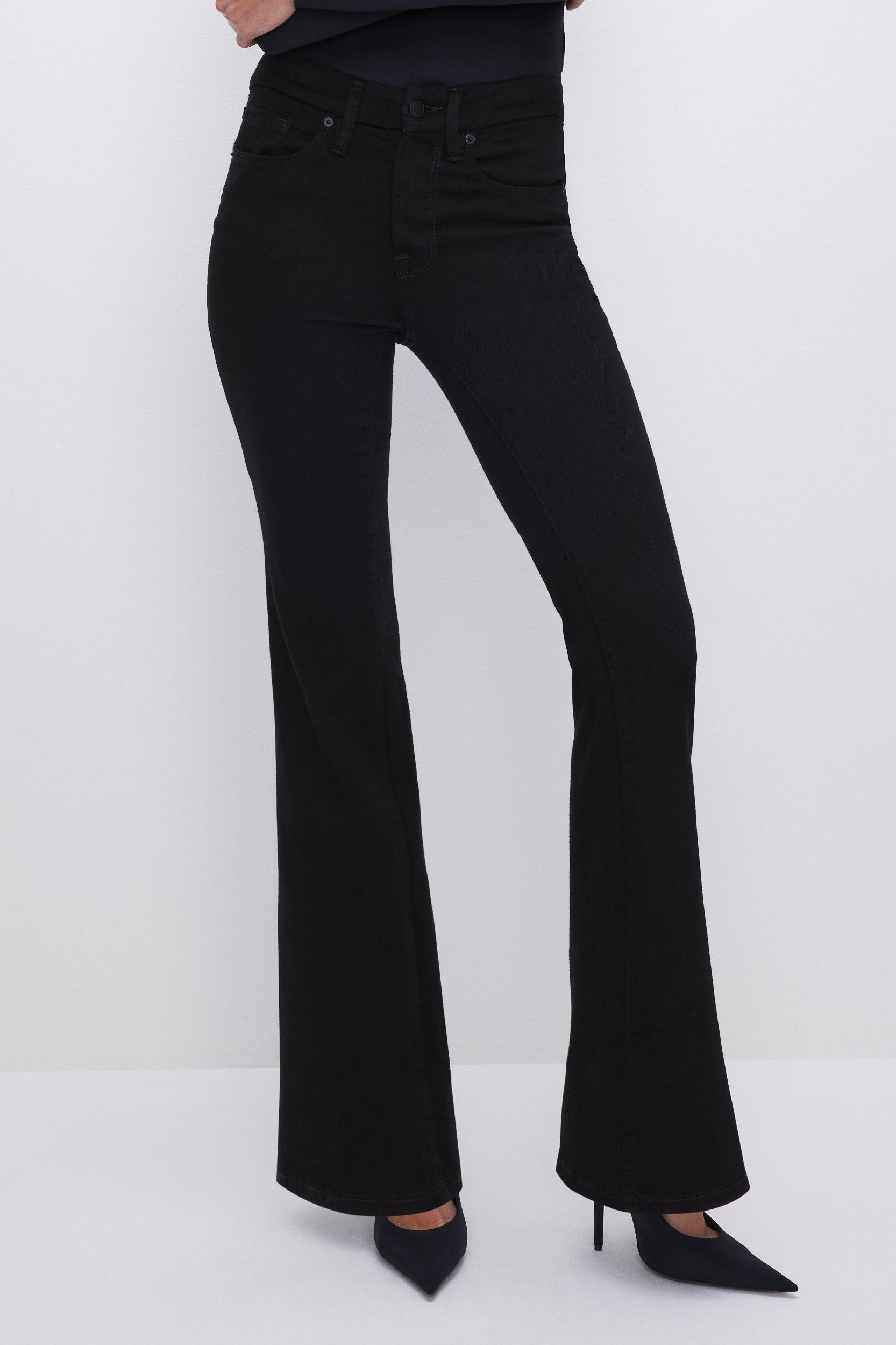 GOOD LEGS FLARE NEVER FADE JEANS LONG | BLACK001 Product Image
