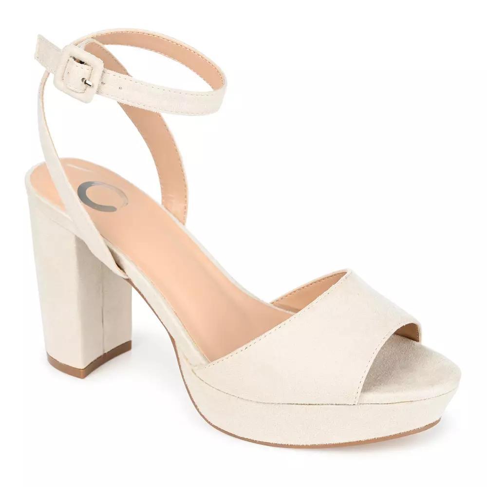Journee Nairri Women's Pumps, Size: 9 Wide, Beige Product Image