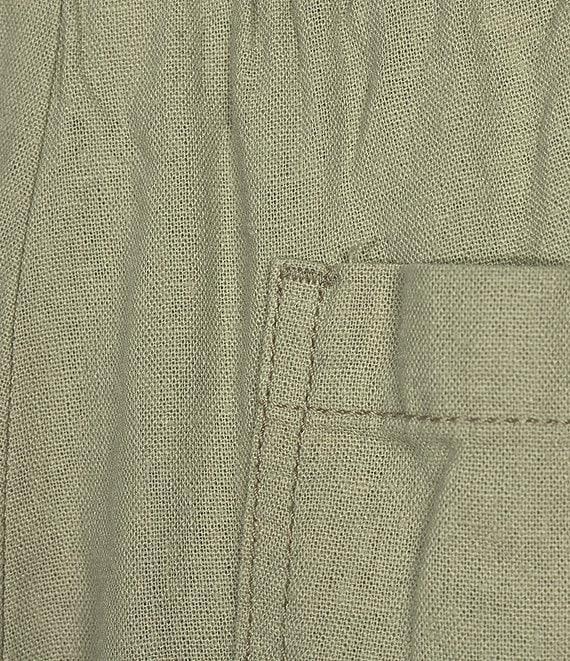 Westbound Linen Blend Crop Pull-On Pants Product Image