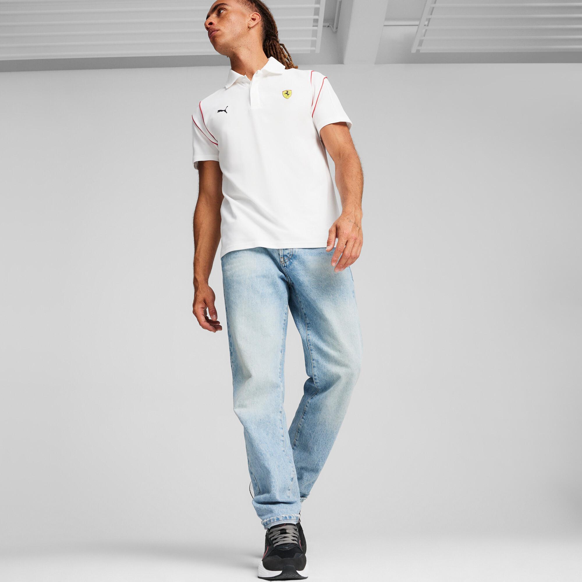 PUMA Scuderia Ferrari Race MT7 Men's Polo Shirt Product Image