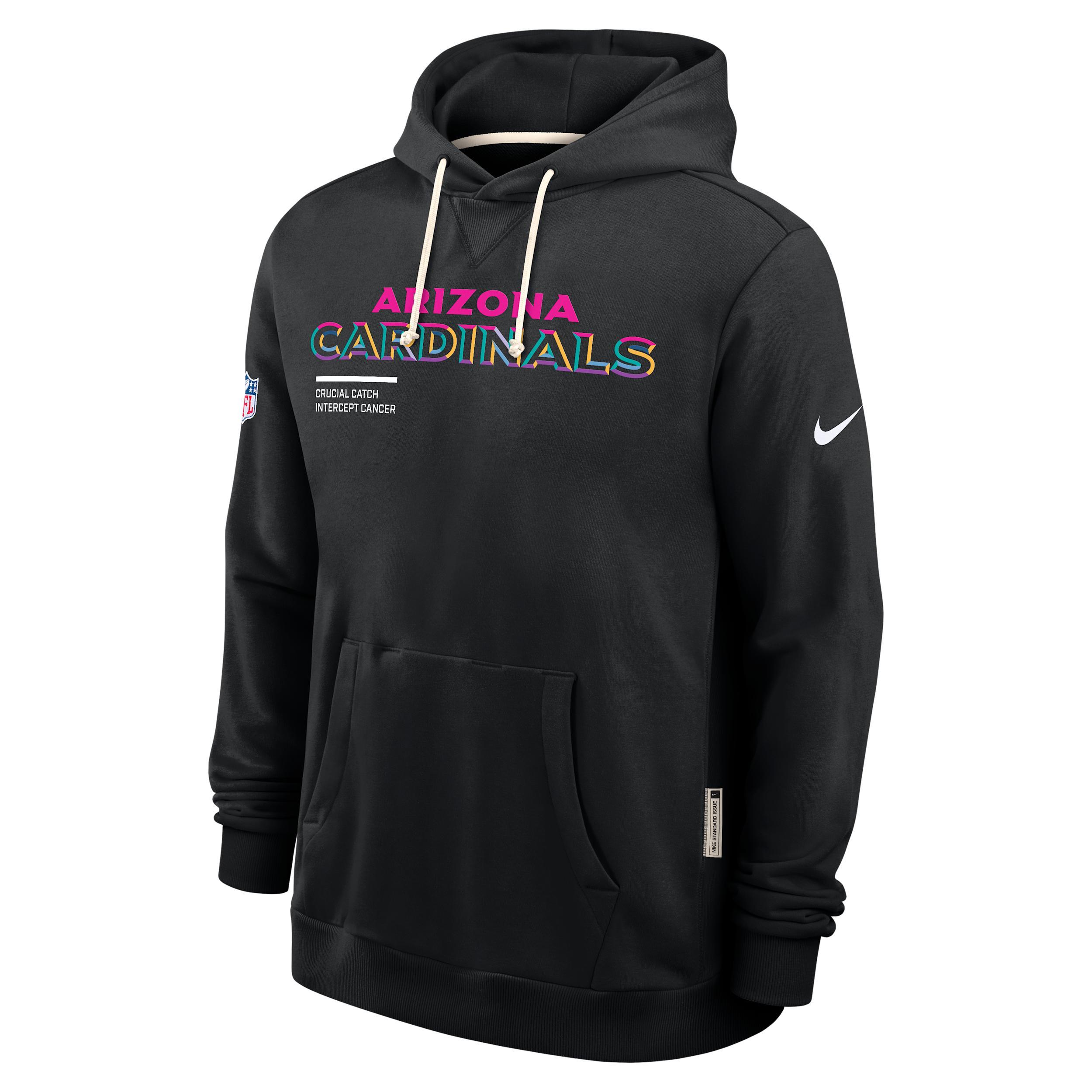 Arizona Cardinals Crucial Catch Sideline Nike Men's Dri-FIT NFL Pullover Hoodie Product Image