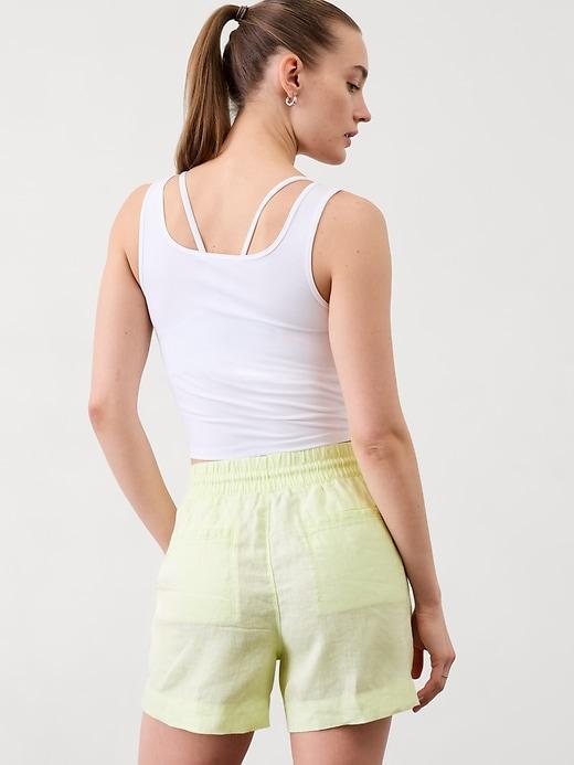 Retreat Linen Mid Rise Short Product Image