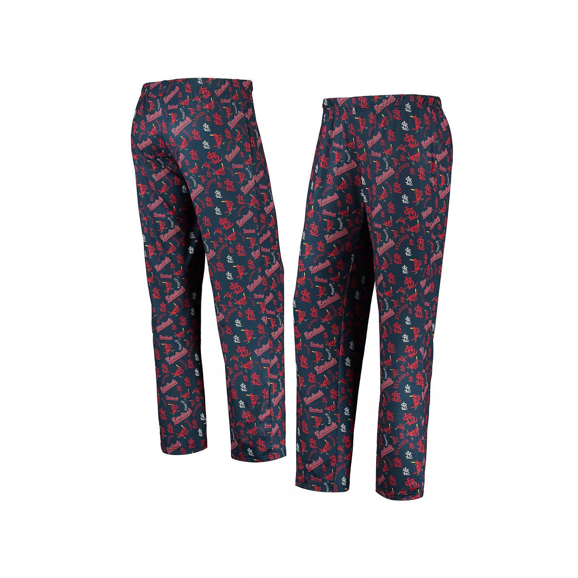 Women's FOCO Navy St. Louis Cardinals Retro Print Sleep Pants, Size: Medium, Blue Product Image