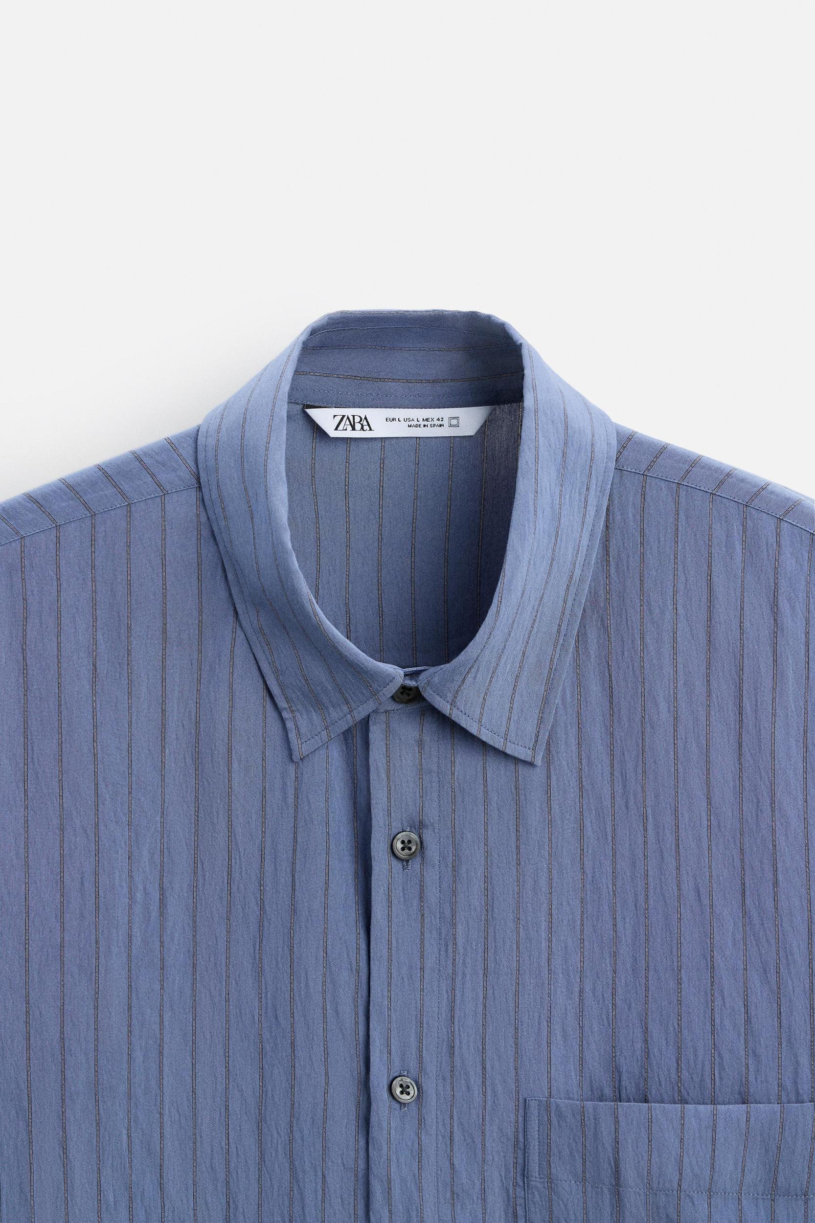 LYOCELL - COTTON STRIPED SHIRT Product Image