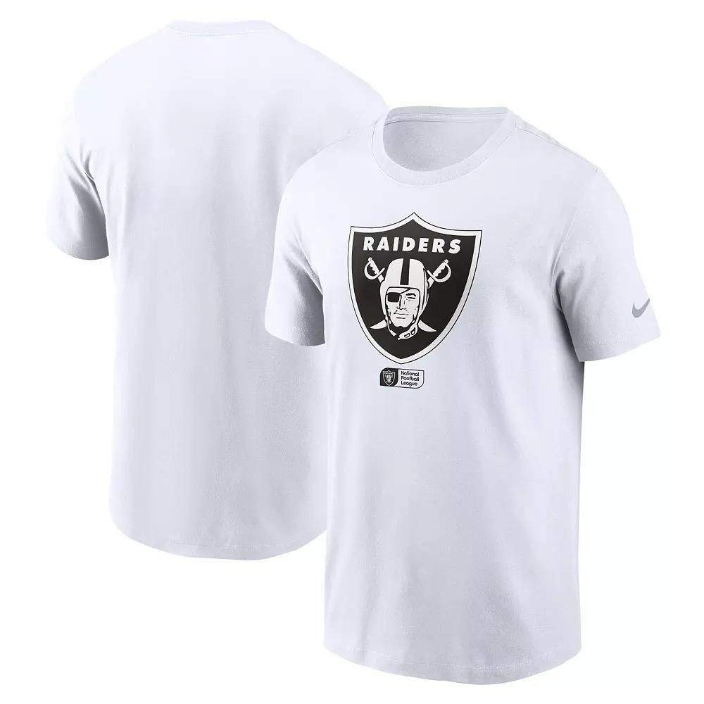 Men's Nike White Las Vegas Raiders Faded Essential T-Shirt, Size: Medium, Lvr White Product Image