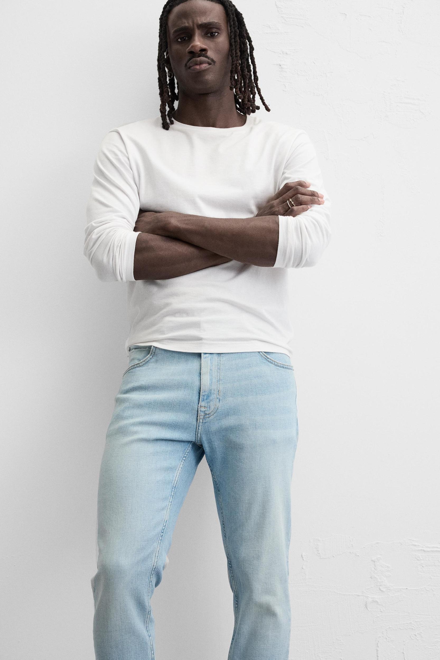 SKINNY FIT CROPPED JEANS Product Image