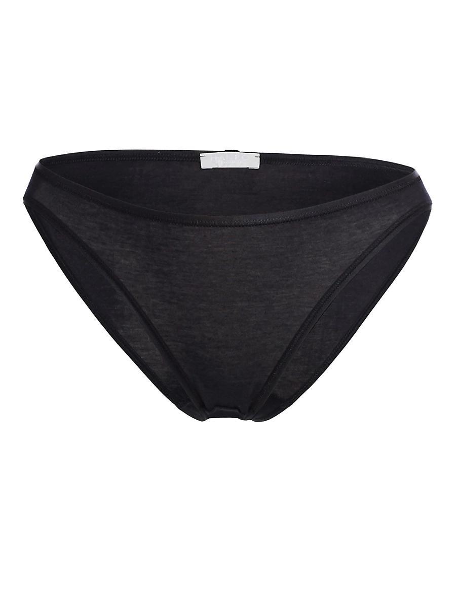 Seamless High-Cut Cotton Briefs Product Image