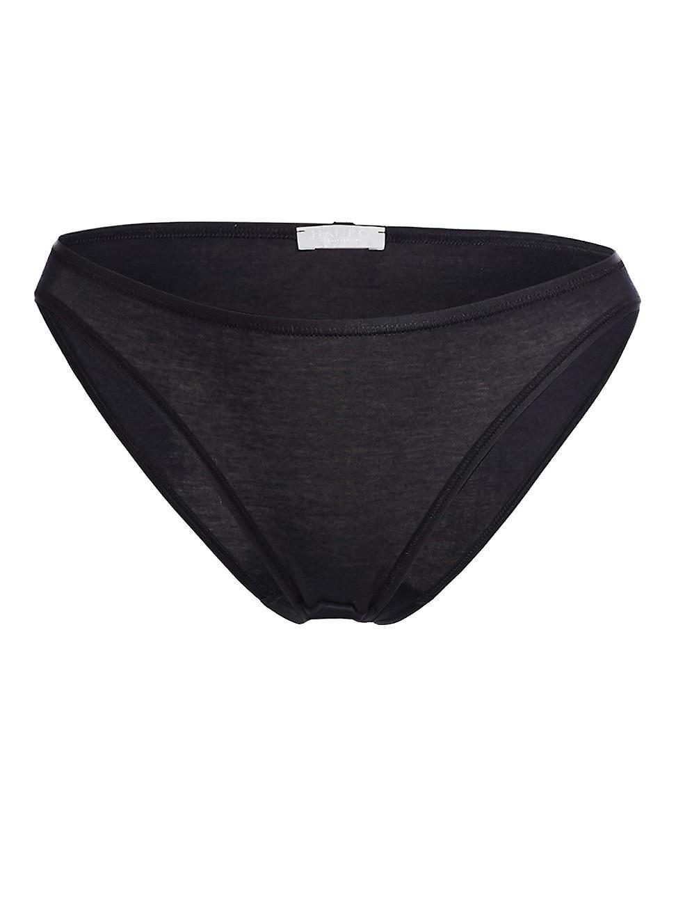 Seamless High-Cut Cotton Briefs Product Image