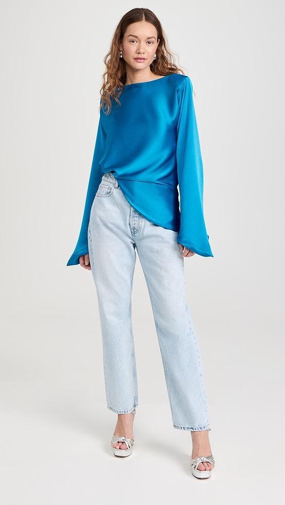 REV The Evie Shoulder Pad Top | Shopbop Product Image