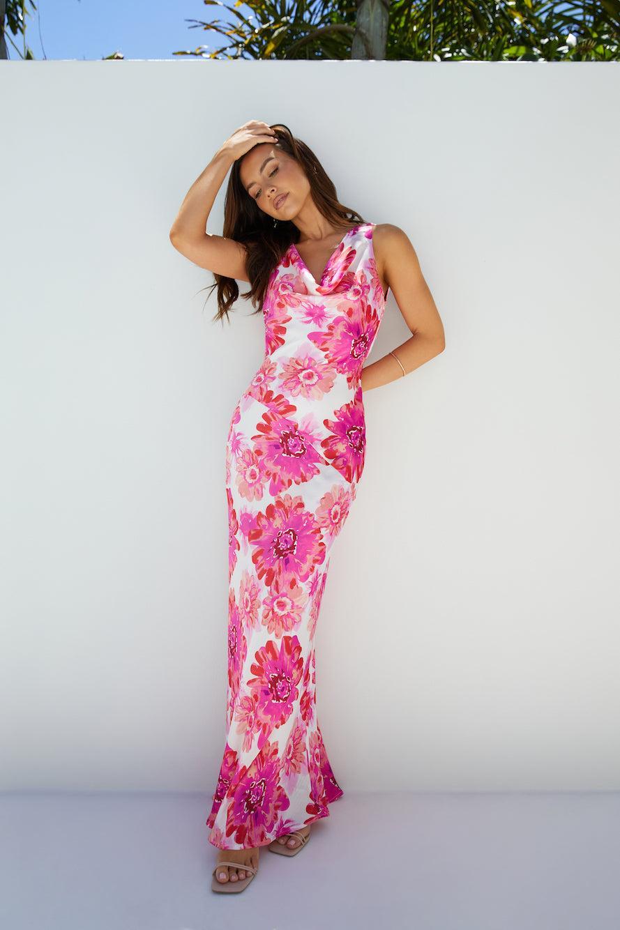 Darling Sun Maxi Dress Pink Product Image