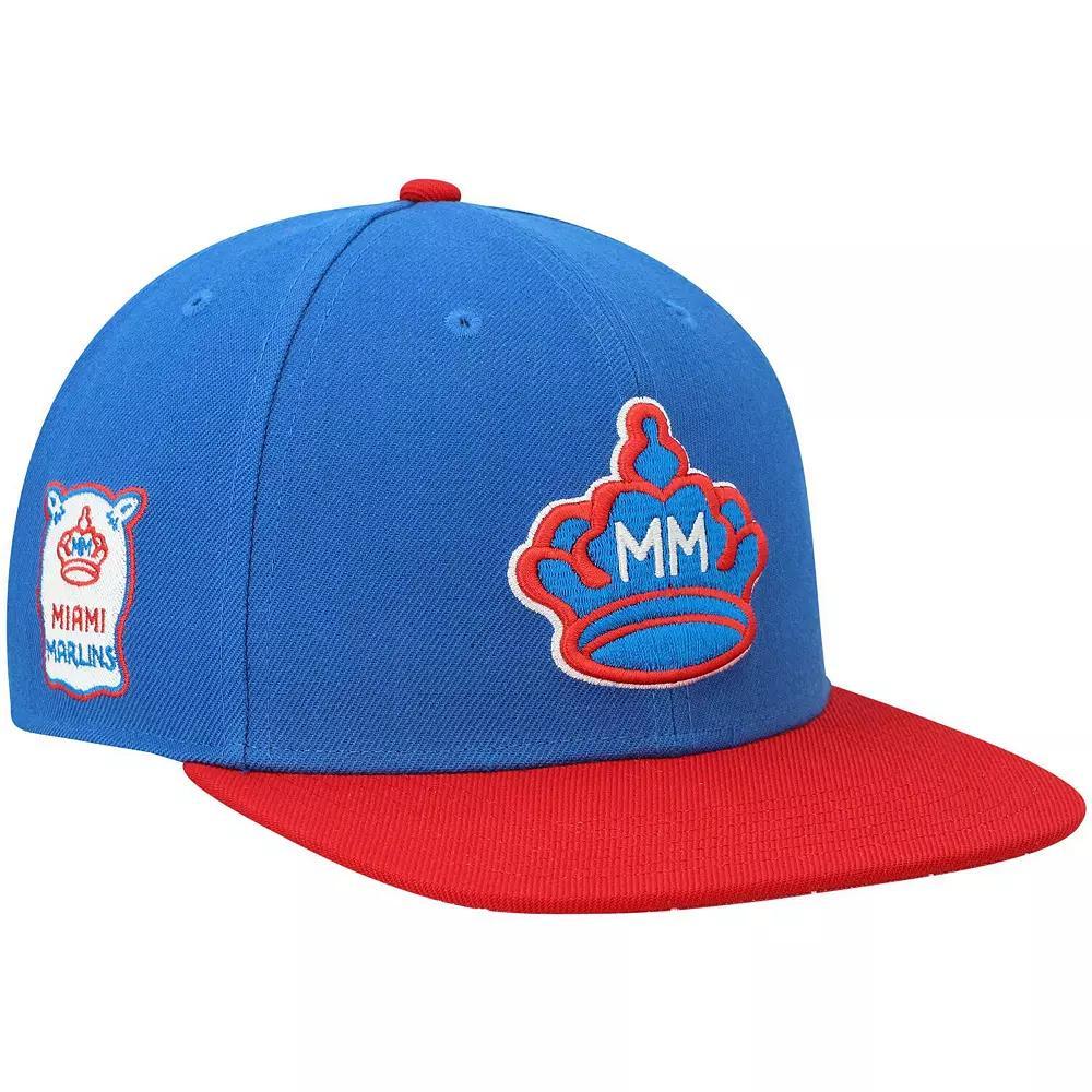 Men's '47 Blue Miami Marlins 2021 City Connect Captain Snapback Hat Product Image