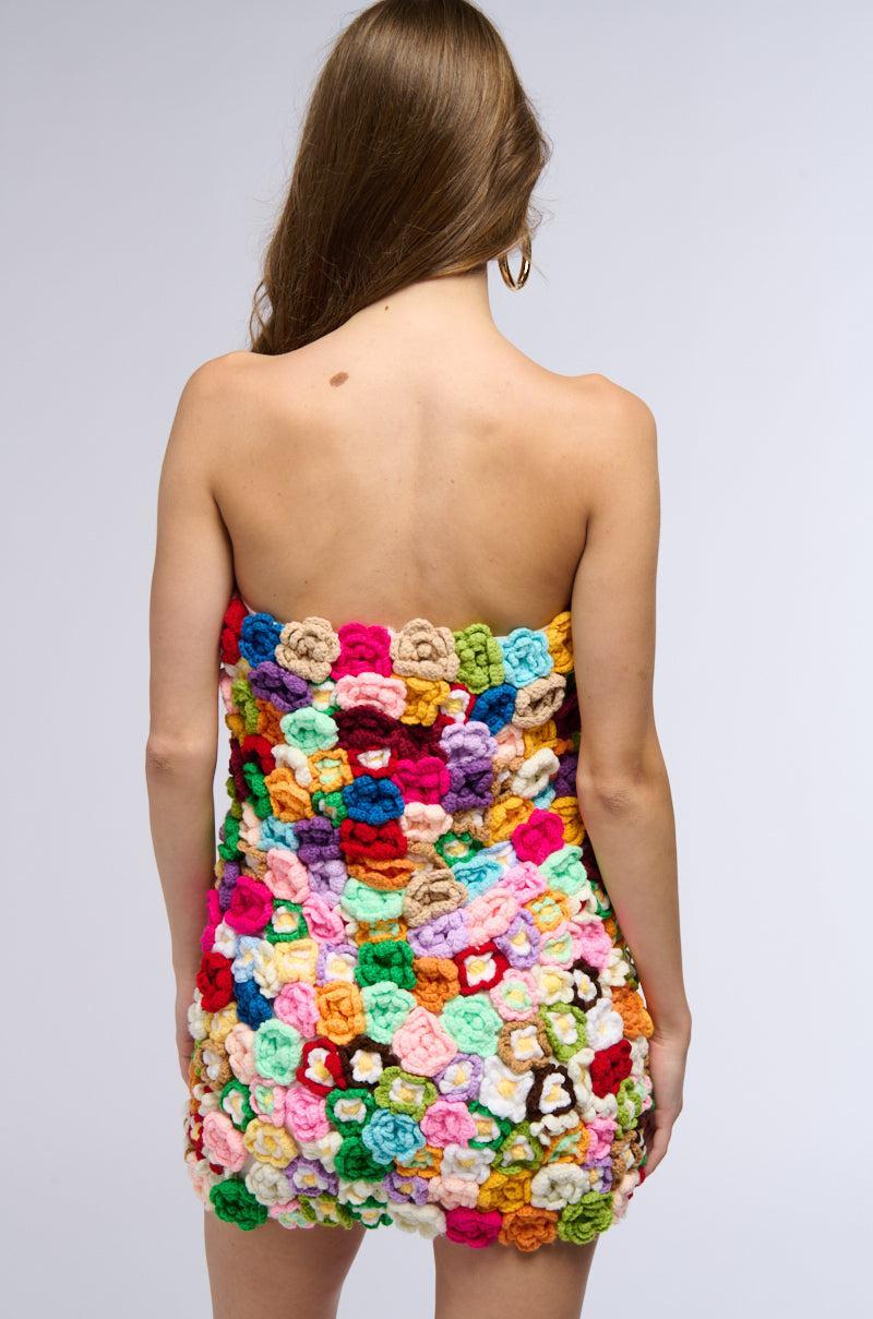 YA I'M CUTE FLORAL MINI DRESS Product Image
