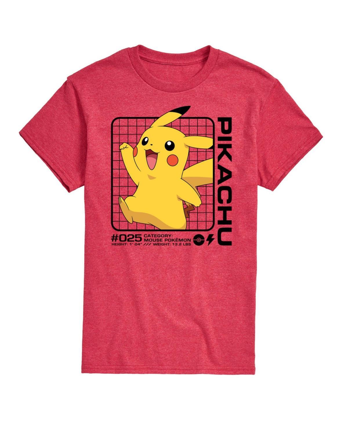 Mens Pokemon Pikachu Stats Graphic Tee Product Image
