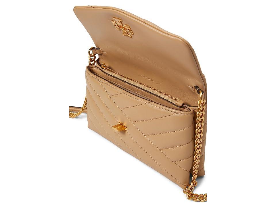 Womens Kira Chevron Leather Chain Wallet Product Image