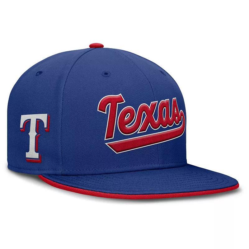 Men's Nike Royal Texas Rangers True Performance Fitted Hat, Size: 7 1/2, Blue Product Image