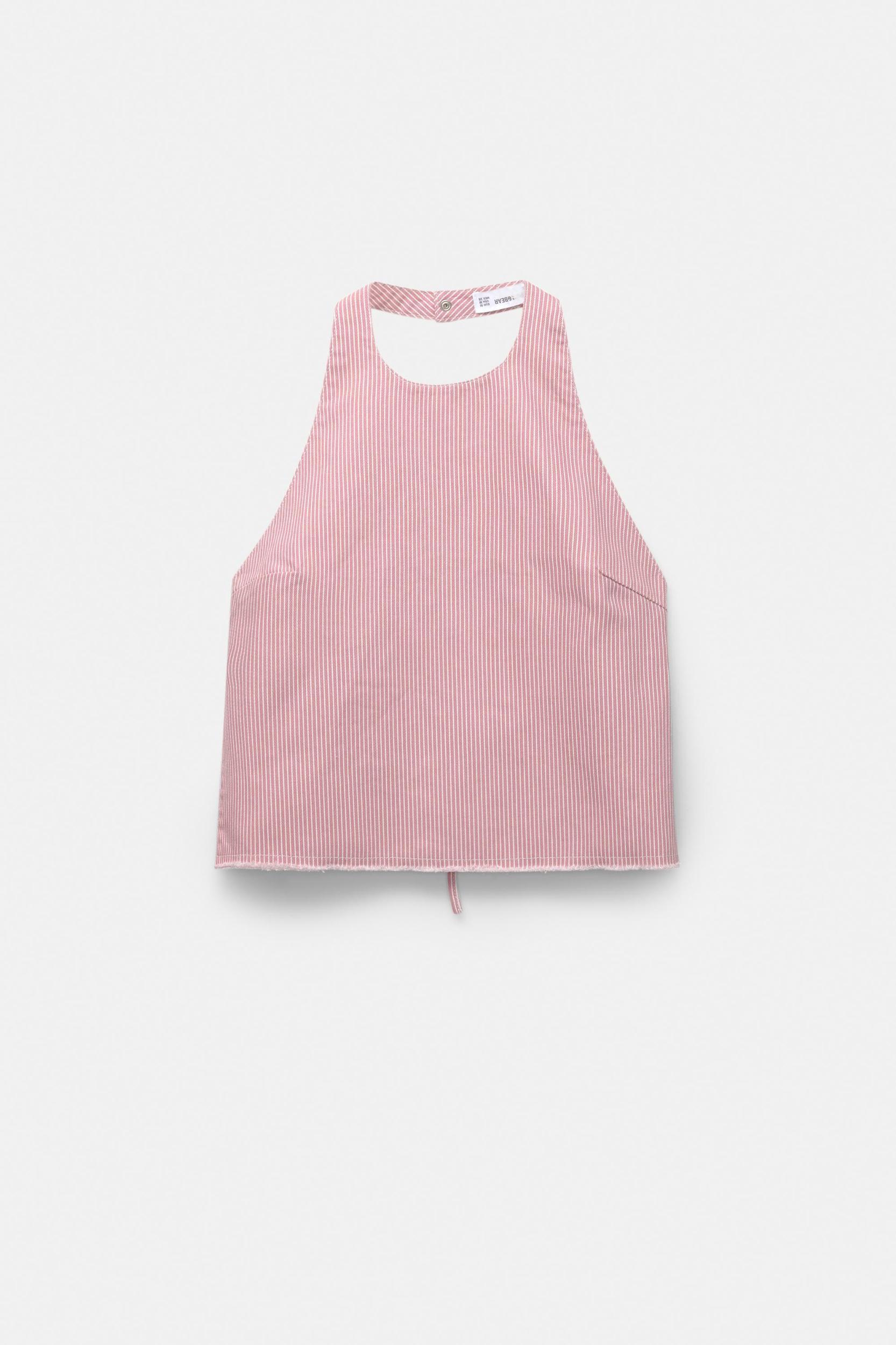 Striped halter top Product Image