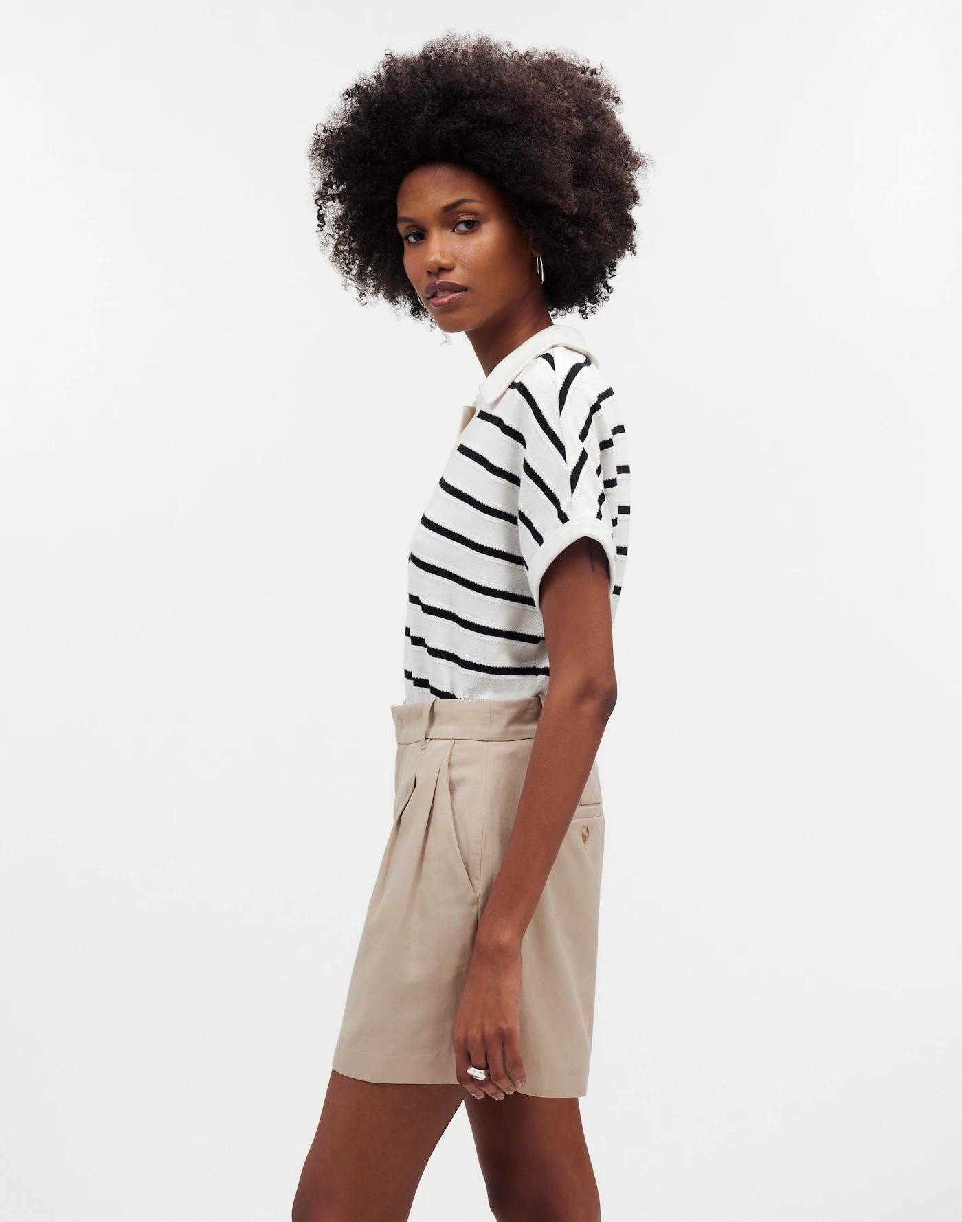 The Harlow Short in Drapey Twill Product Image