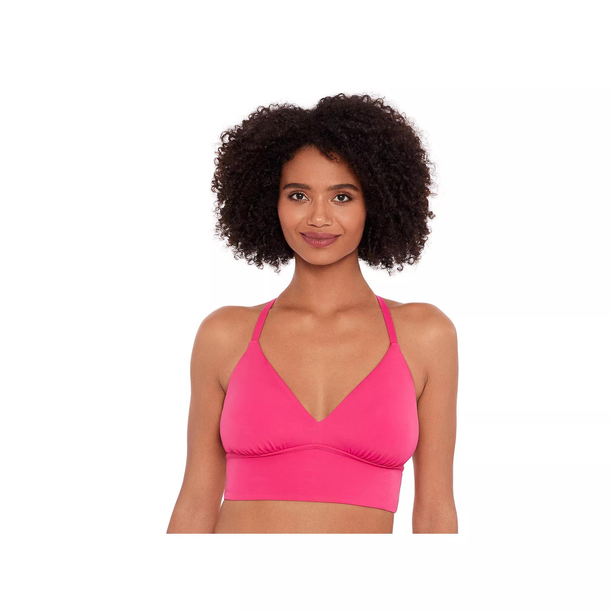 Women's Eco Beach Long Line Bralette Swim Top, Size: Large, Swell Skin Product Image