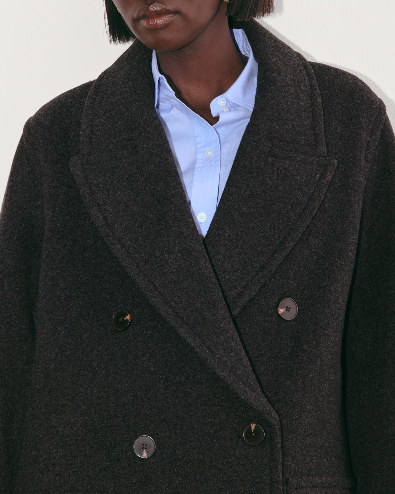 Womens Double-Breasted Coat in Wool by Everlane Product Image