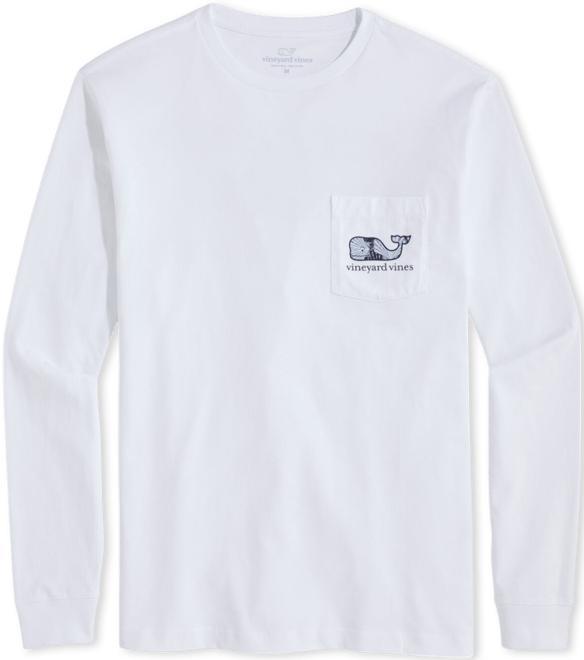 Shells Whale Long-Sleeve Pocket Tee Product Image