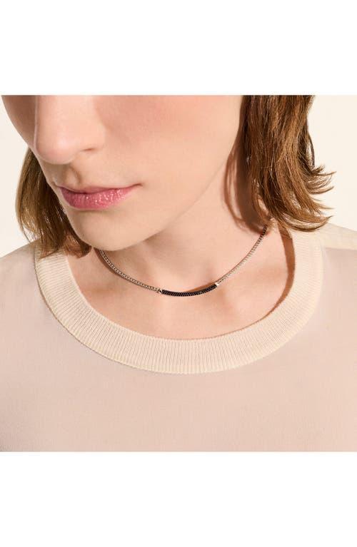 JOHN HARDY Jh Essential Necklace, 2.5mm In Silver/blue Diamonds Product Image