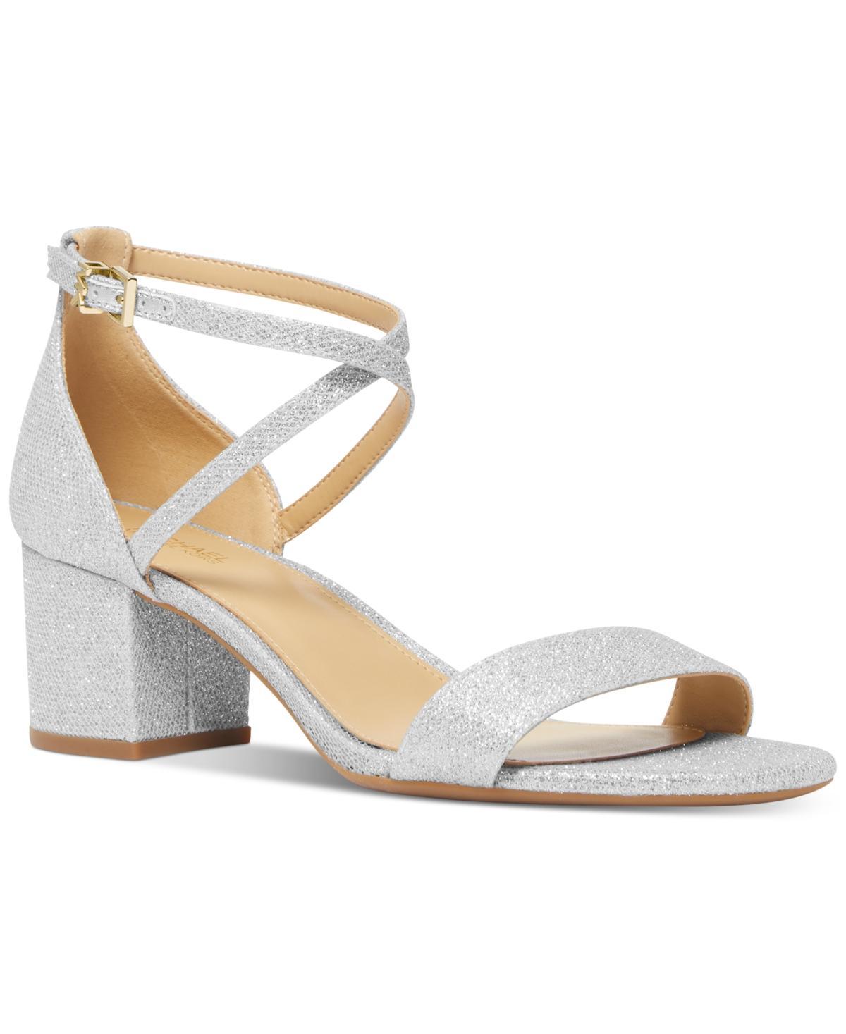 Michael Michael Kors Womens Serena Flex Ankle Strap High Heel Sandals Product Image