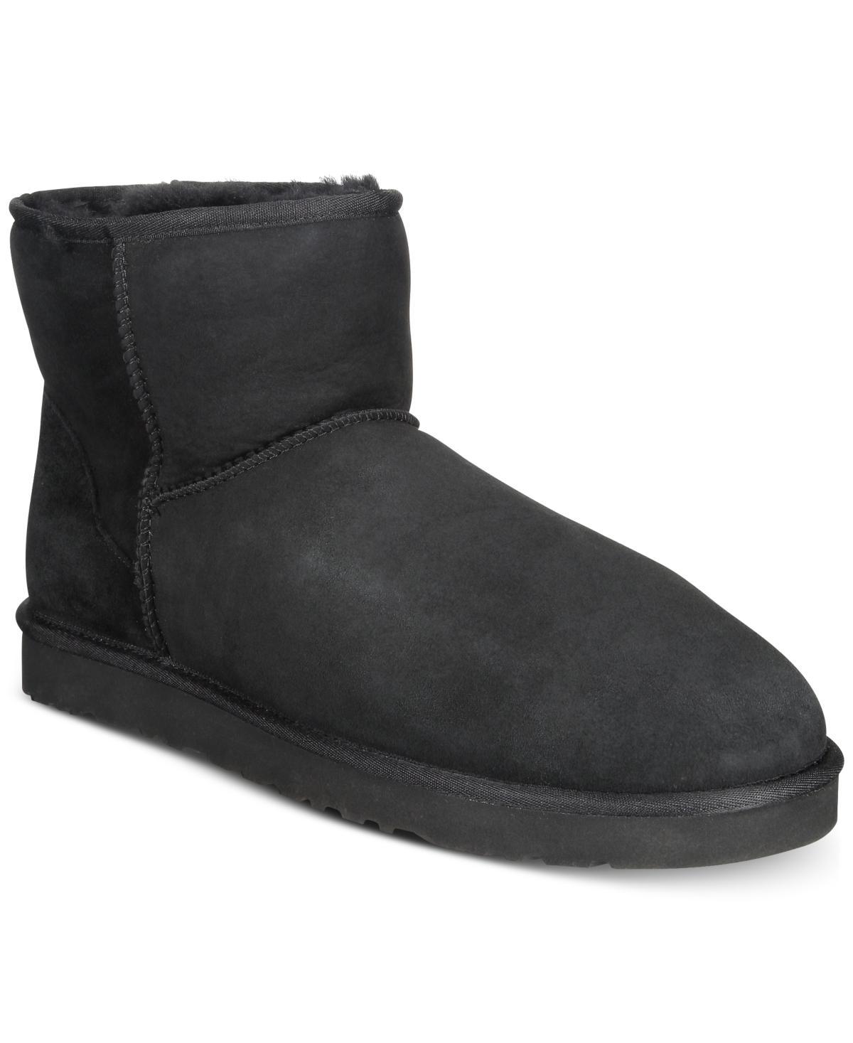 Mens Classic Heritage Suede & Shearling Classic Mini Bomber Boots Product Image