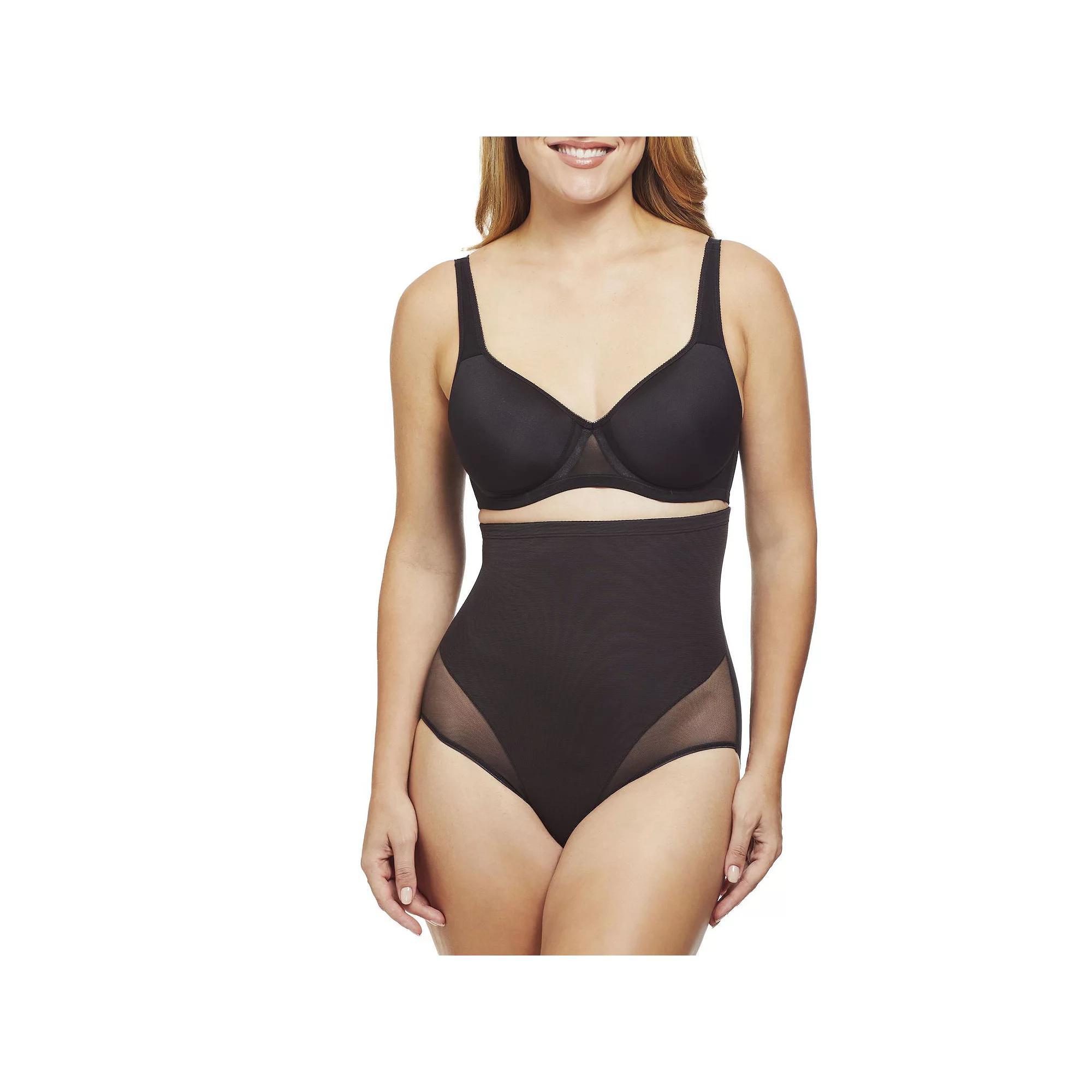 Girl Power by TC Moderate Control Shapewear Sheer High-Waist Shaping Brief 4705, Womens Product Image