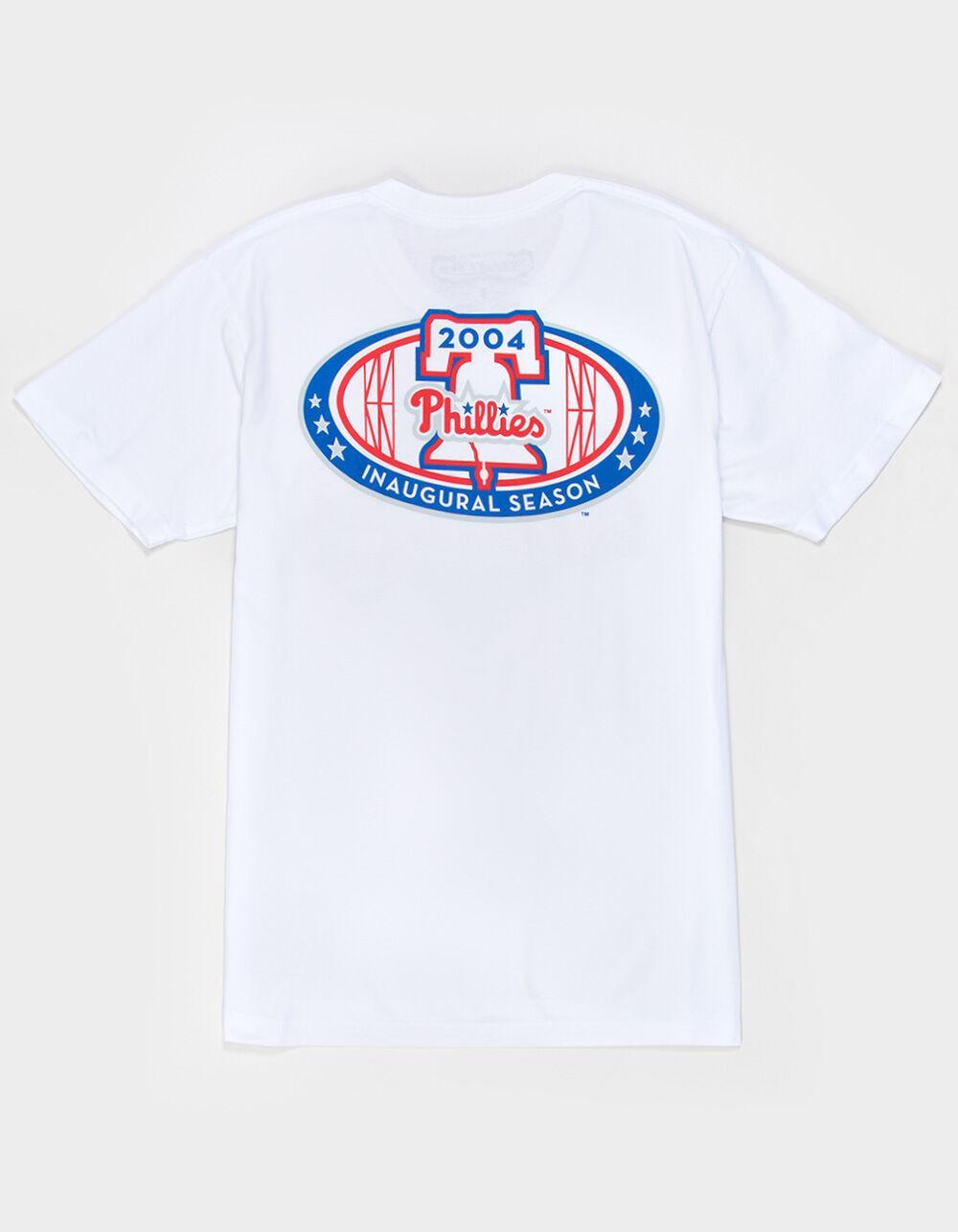 MITCHELL & NESS Philadelphia Phillies Oversweep Mens Tee - WHITE Product Image