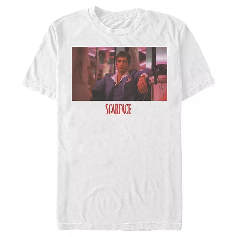 Men's Scarface Tony At Club Graphic Tee, Size: Medium, White Product Image