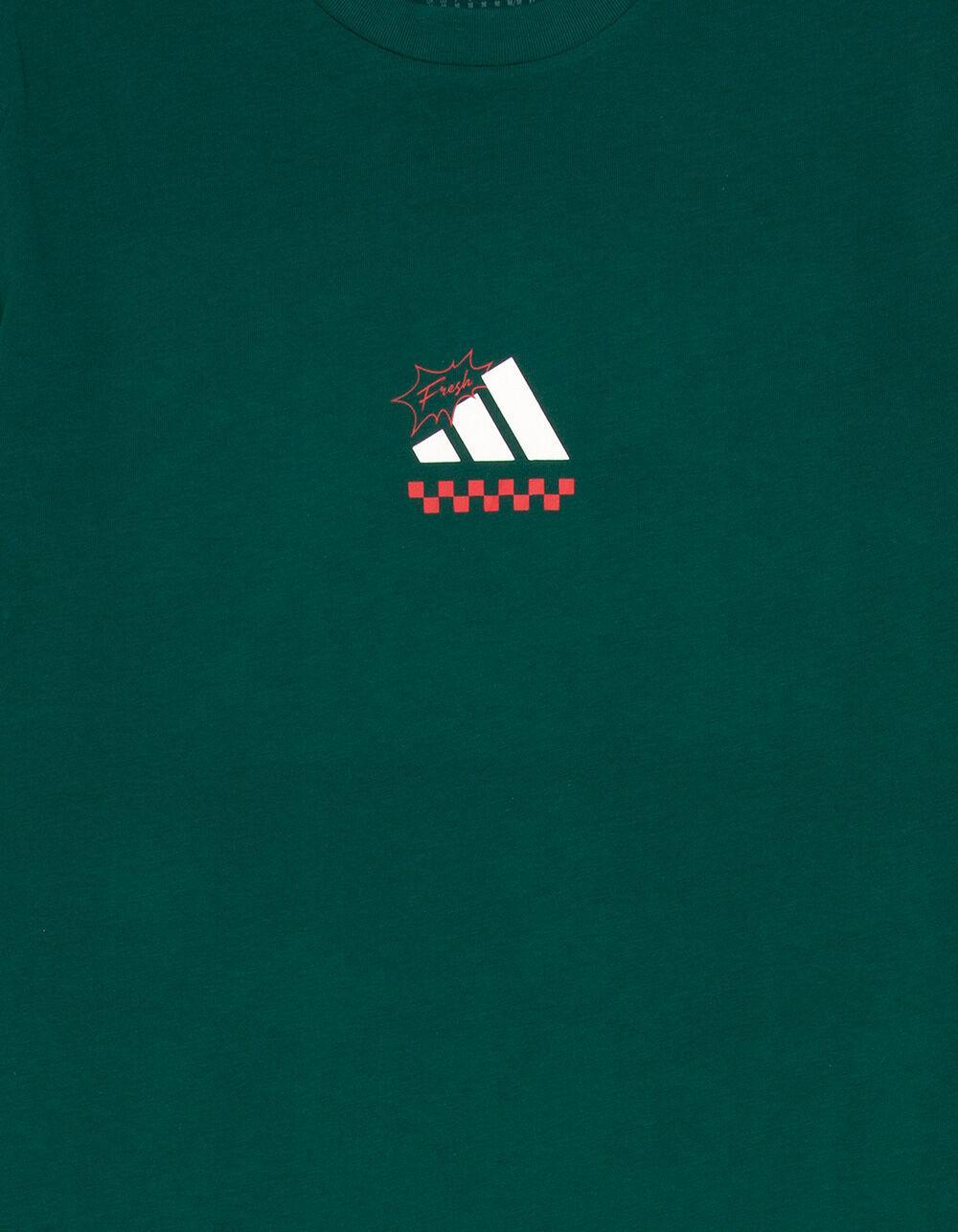ADIDAS Lounge Pizza Mens Tee - GREEN Product Image