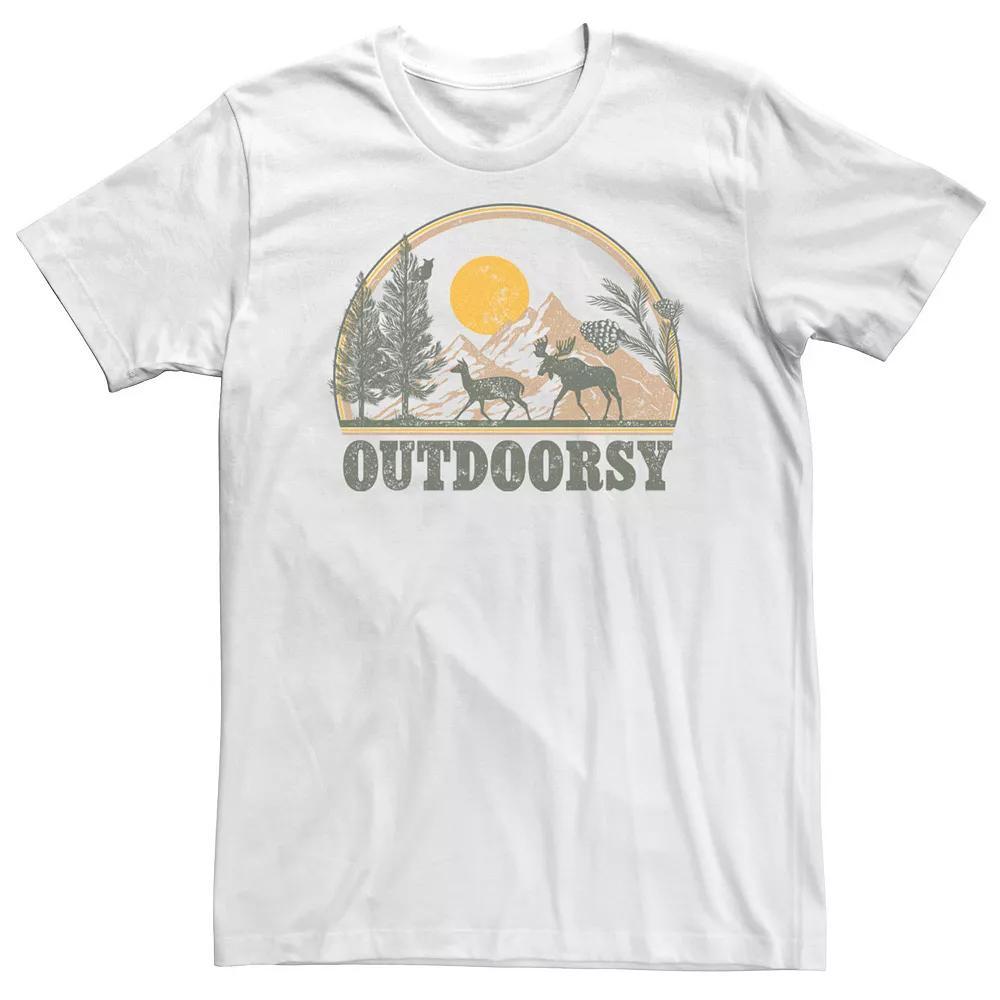 Big & Tall Trendy Outdoorsy Landscape Graphic Tee, Mens Product Image