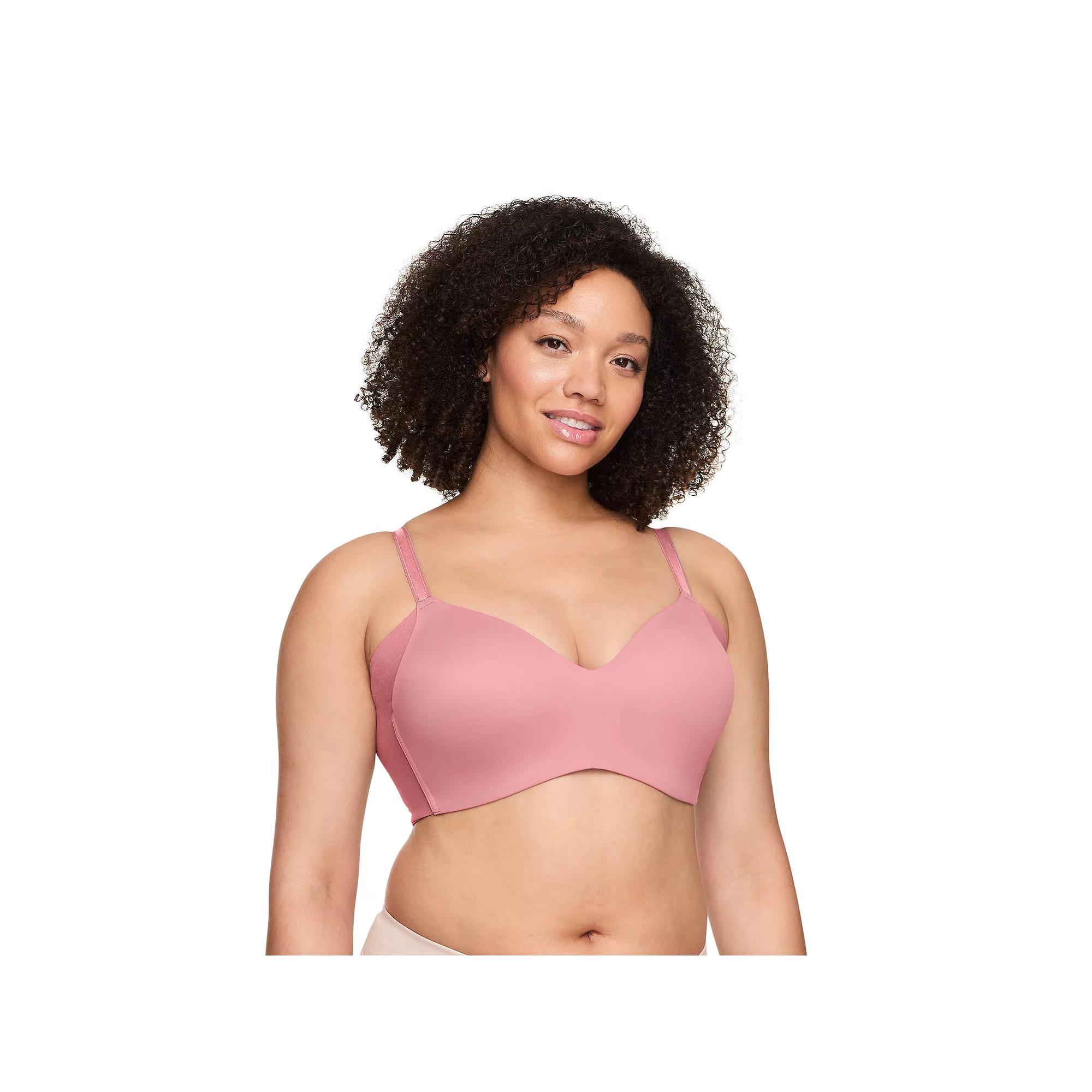 Warners No Side Effects® Underarm-Smoothing Wireless Bra RM3061A, Women's, Size: 40 B, Pink Product Image