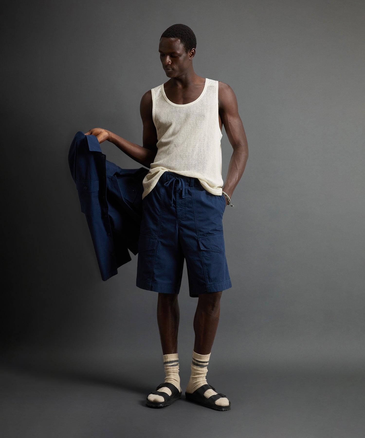 Todd Snyder x Woolrich Mesh Tank in Bisque Product Image