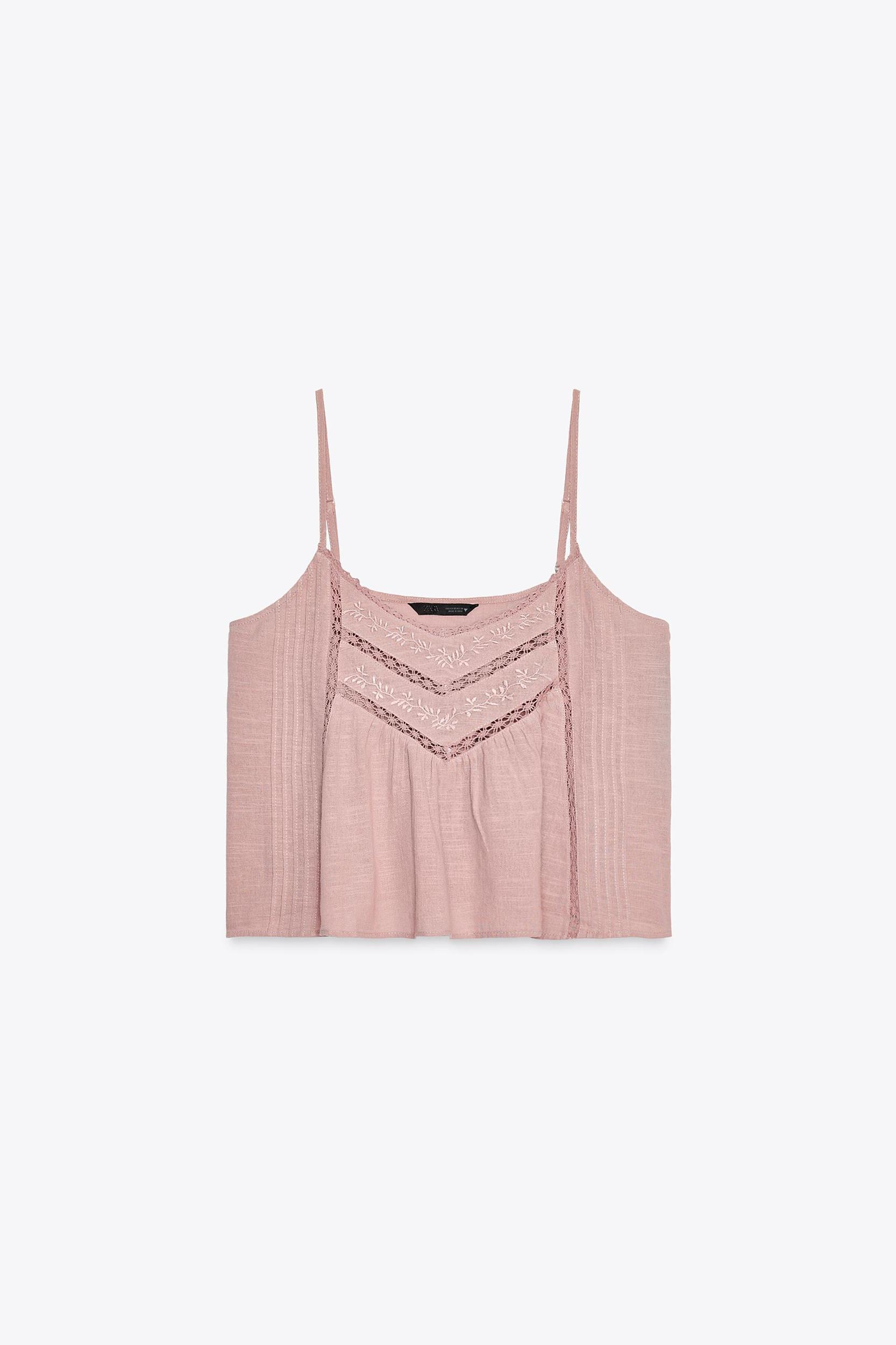 EMBROIDERED COTTON TOP Product Image