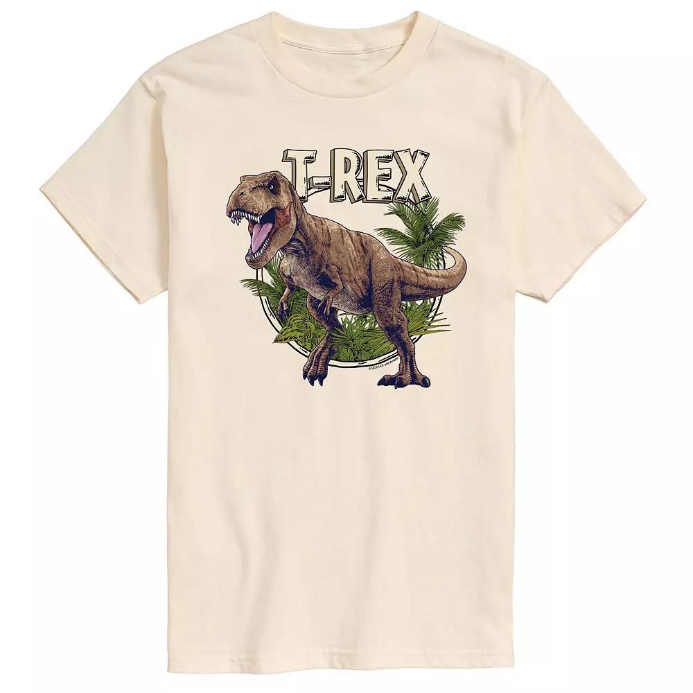Mens Jurassic World Tyrannosaurus Rex Graphic Tee Blue Product Image
