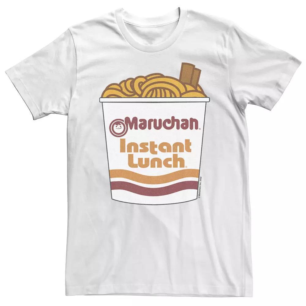 Men's Maruchan Cup Of Noodles And Chopstick Logo Tee, Size: Large, White Product Image