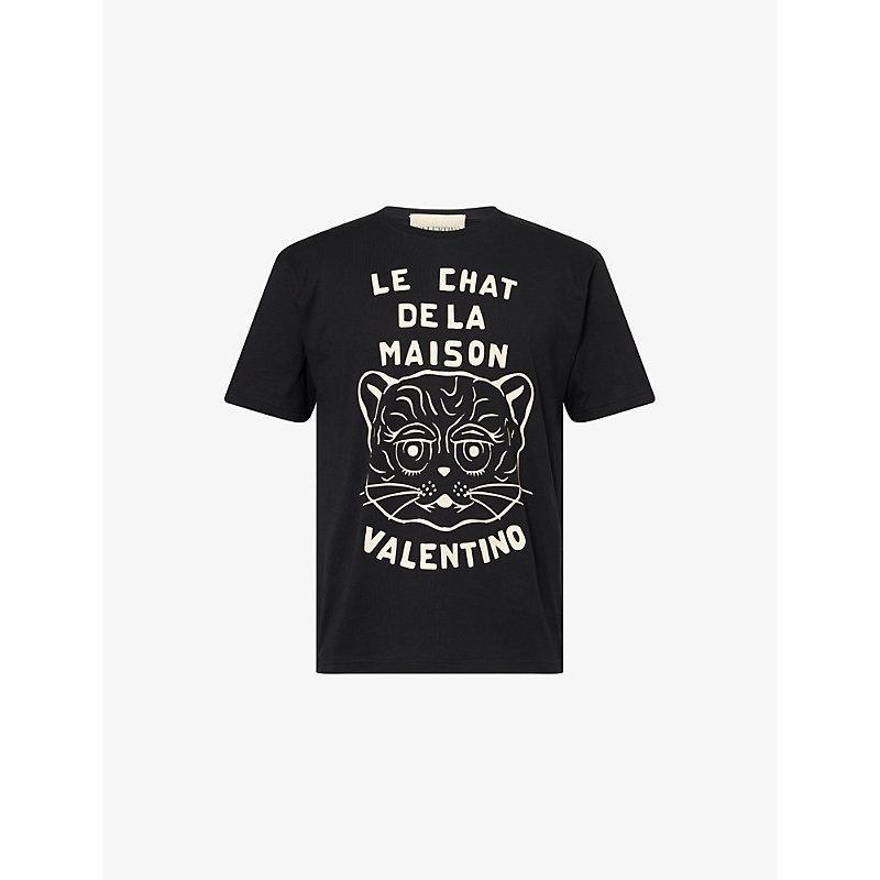 VALENTINO T-shirt Logo In Red Product Image
