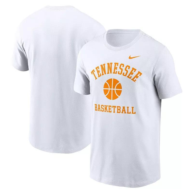 Men's Nike White Tennessee Volunteers Basketball Icon T-Shirt, Size: Medium Product Image