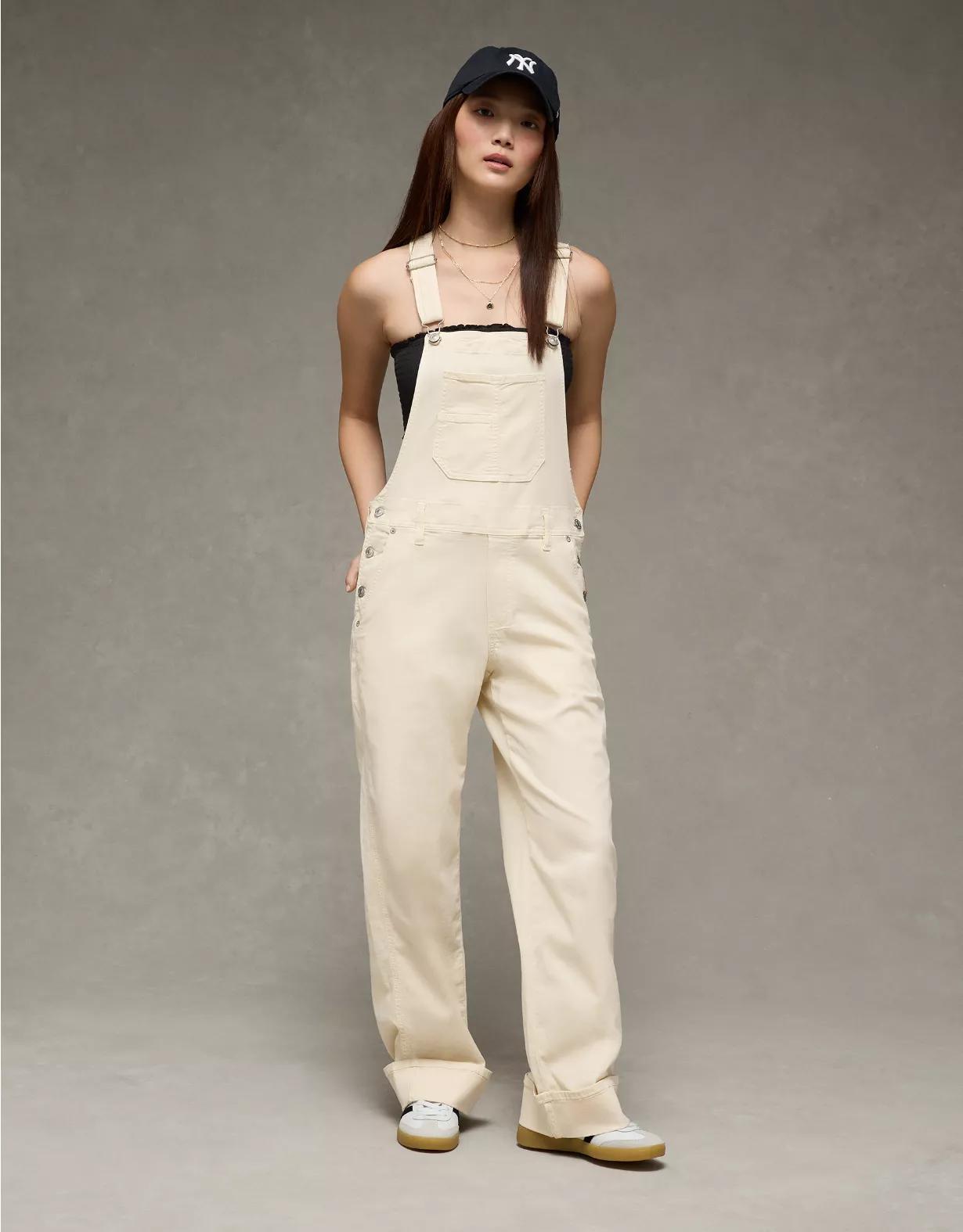AE Stretch Stovepipe Overall Product Image