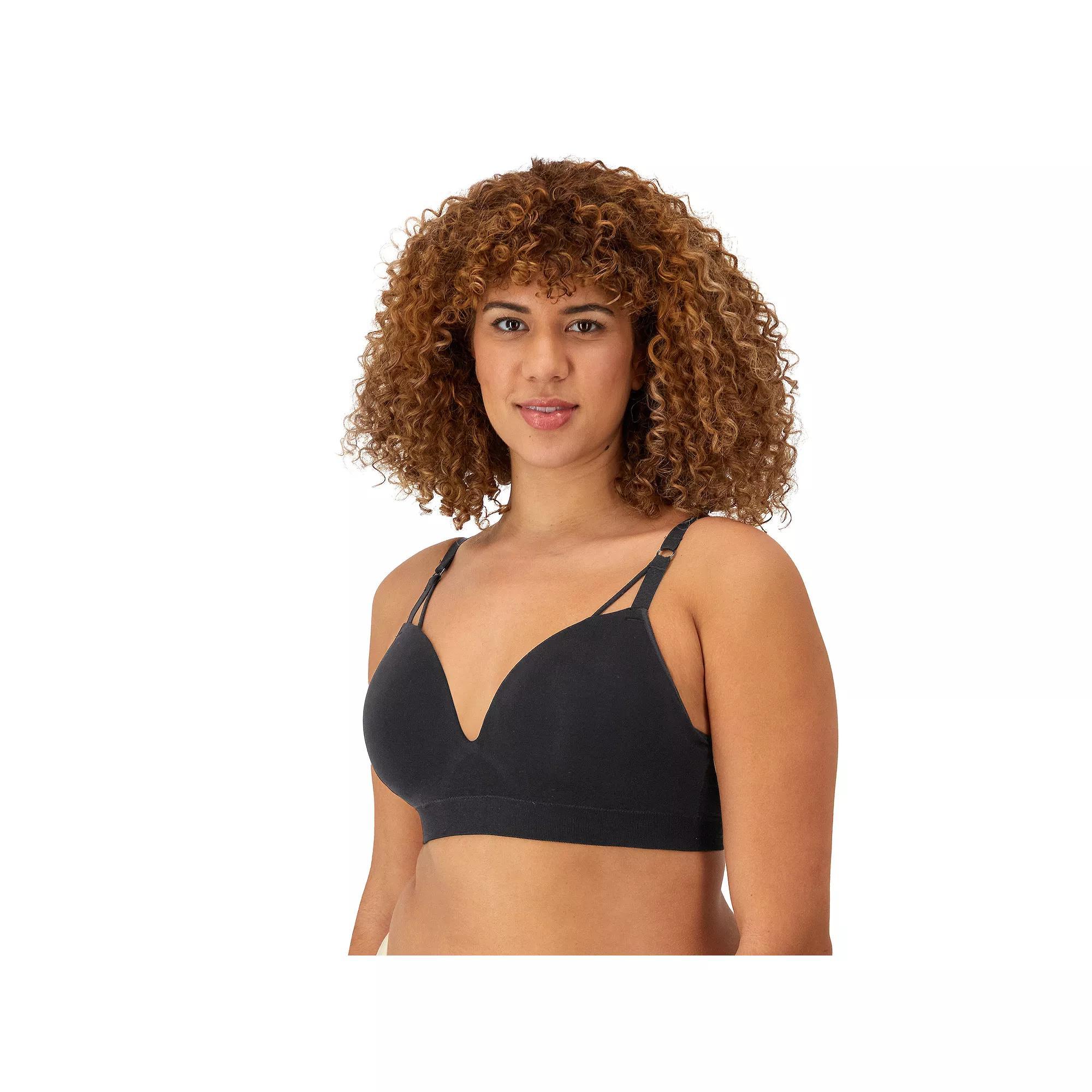 Women's Maidenform Seamless Sweetheart Wireless Bra DM2330, Size: Medium, Black Product Image