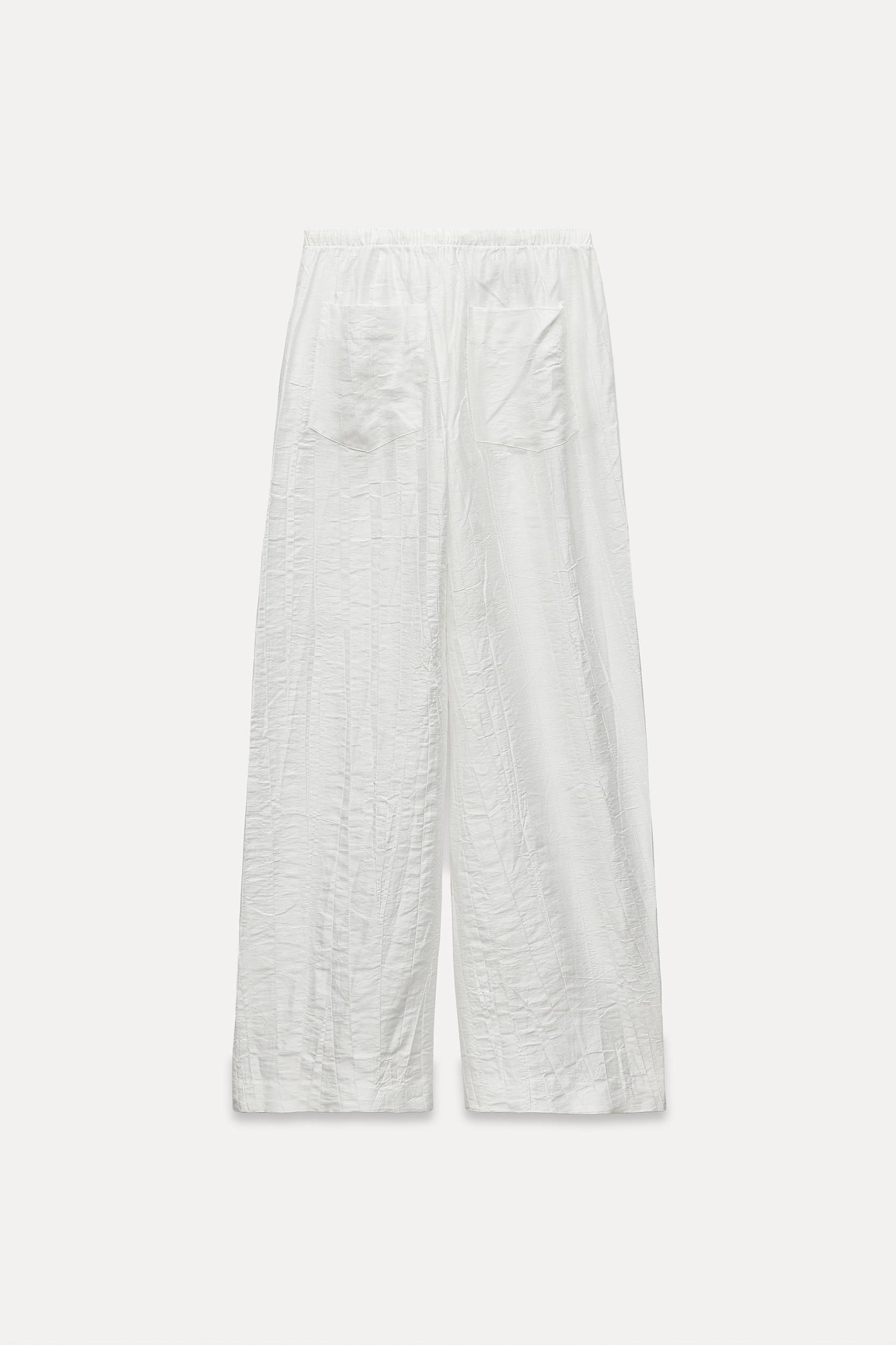 JACQUARD PANTS ZW COLLECTION Product Image