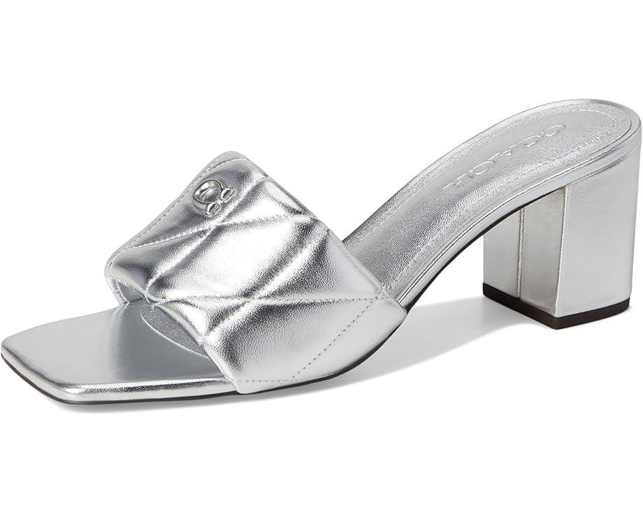 Women's COACH Holly Block Heel Sandals with Quilting Product Image