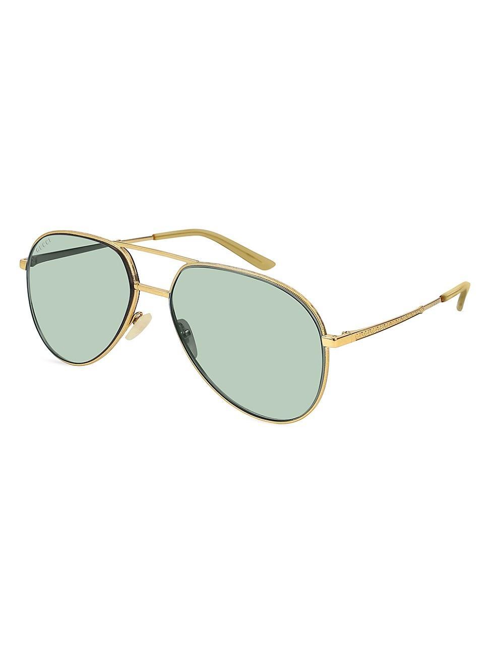 Mens Metal Aviator Sunglasses Product Image